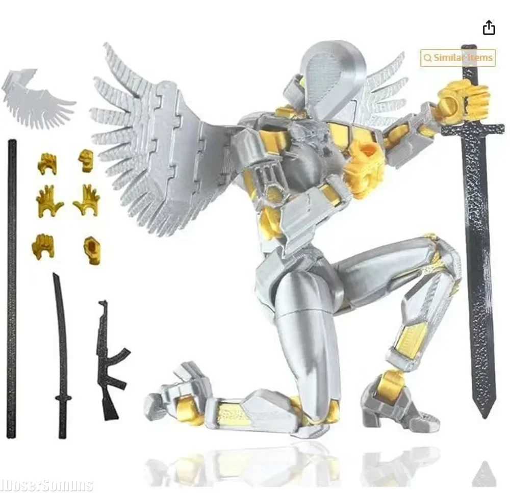 3D Printing Action Figure - 3D Gedrukt Speelgoed Actiefiguren DIY Mannequin