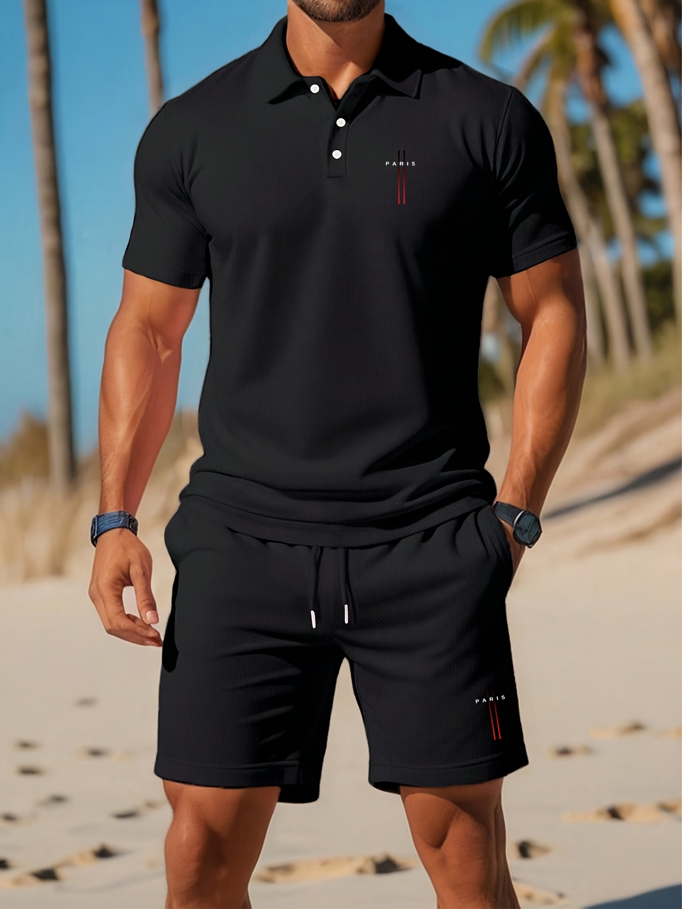 3D Printing Design - 2026 Zomer Heren Polo Shirt Set