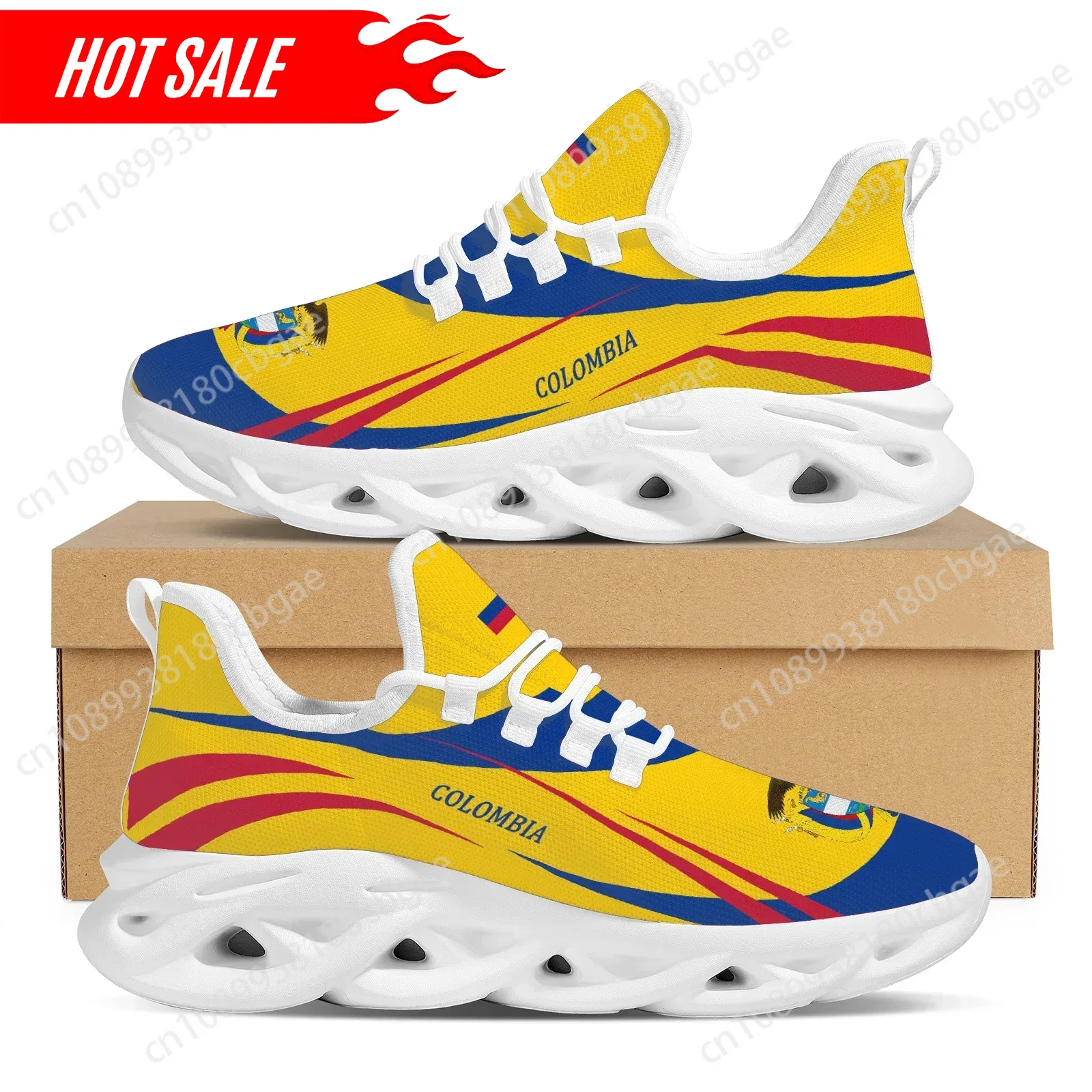 3D Printing Design - Ademende Colombiaanse Cubaanse Vlag Ontwerp Sneakers