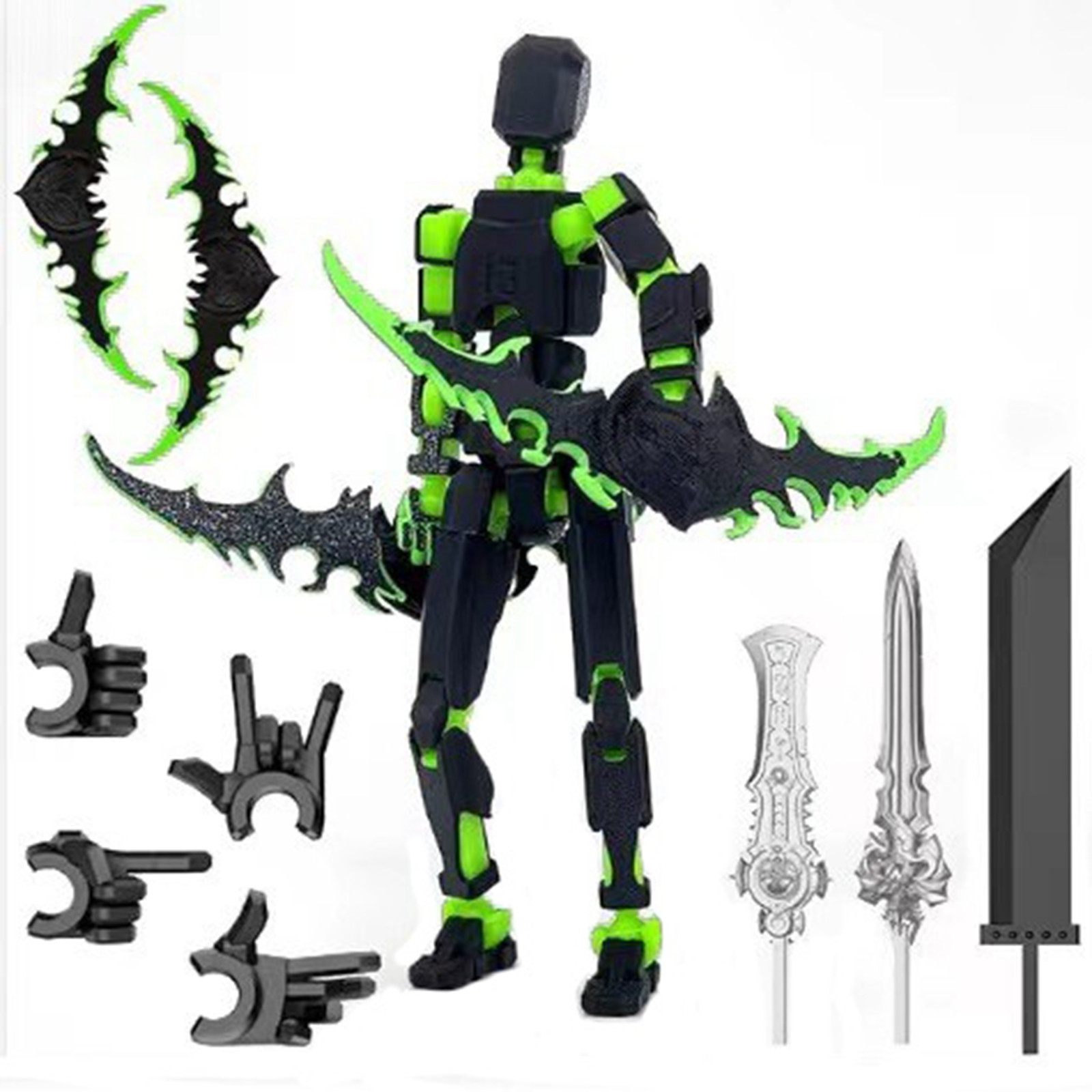 3D Printing Action Figure - Titan 13 Met Vleugels Figuur Speelgoed