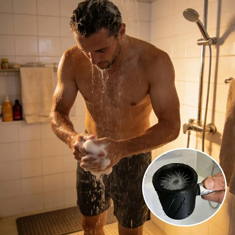3D Printing Nozzle - Hogedruk handdouche, spoelende reinigingsspiraalmondstuk voor mannen,