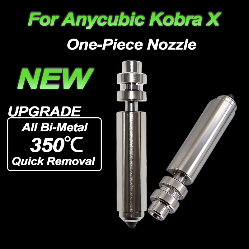 3D Printing Nozzle - NIEUWE Upgrade Bimetaal Voor Kobra X
