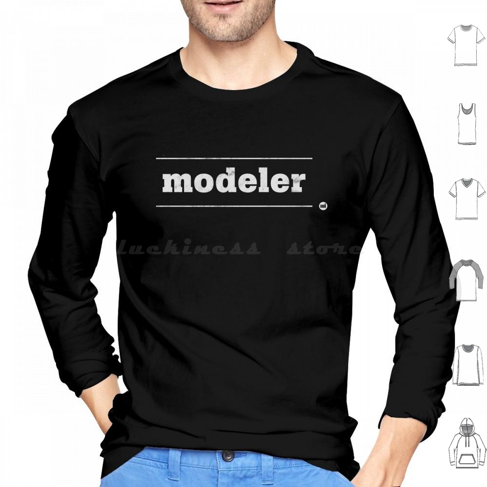 Modeler Hoodies met lange mouw - 3D Printing Zbrush recensie en prijs