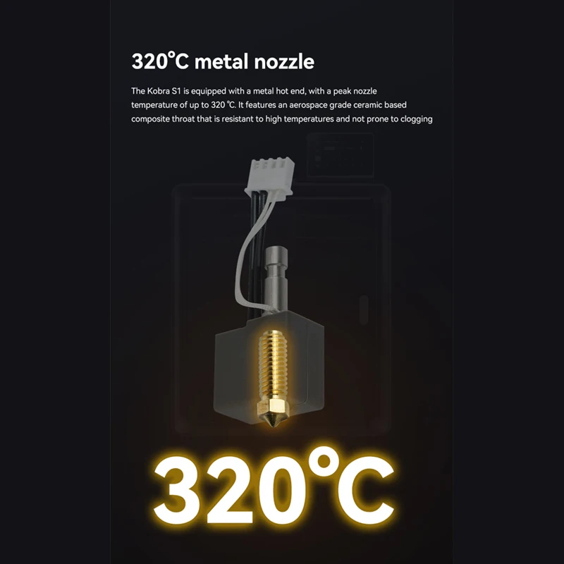 Voor Anycubic Kobra S1 Hotend  - 3D Printing Nozzle recensie en prijs