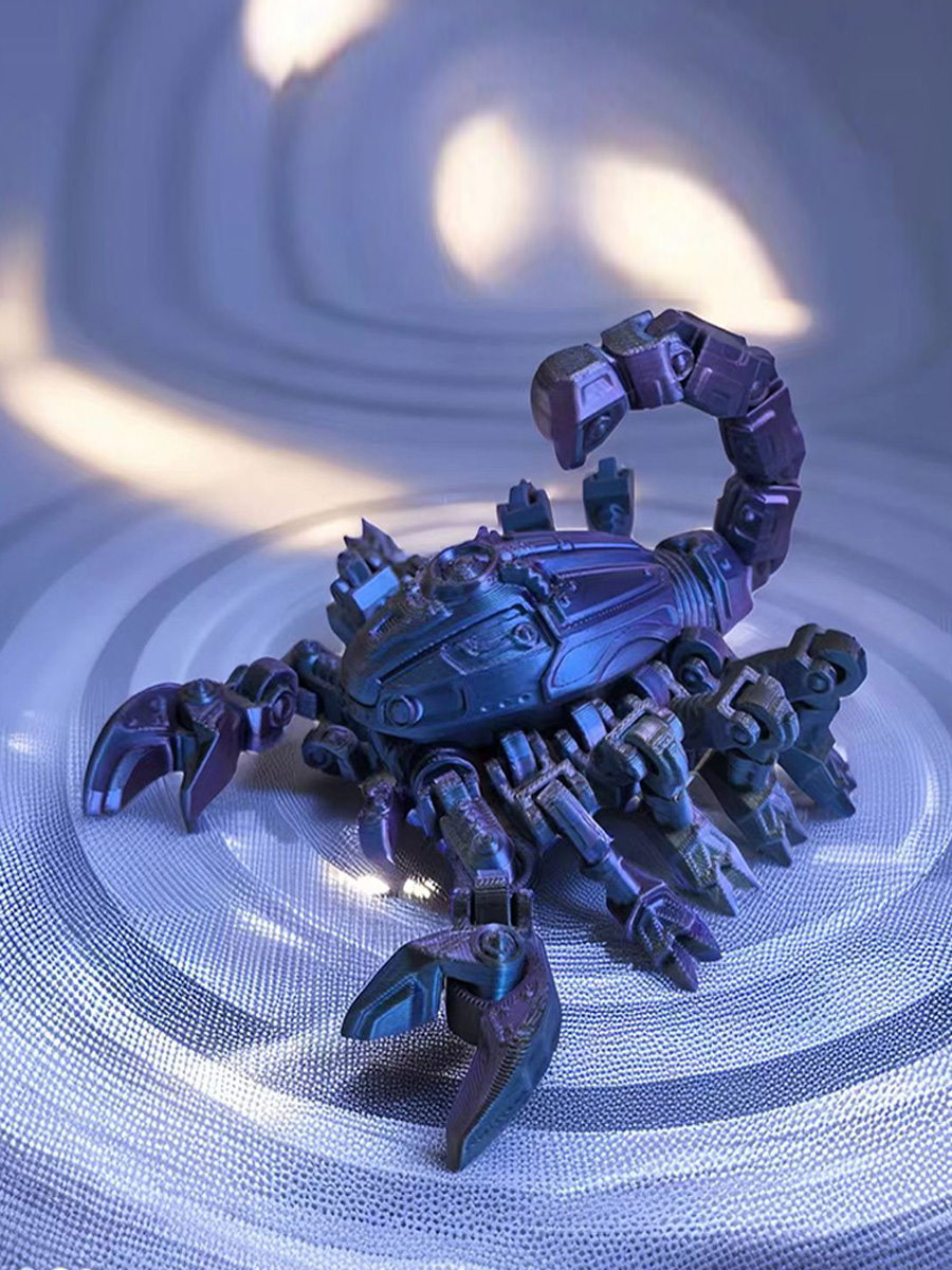 3D-geprinte mechanische schorp - 3D Printing Action Figure recensie en prijs