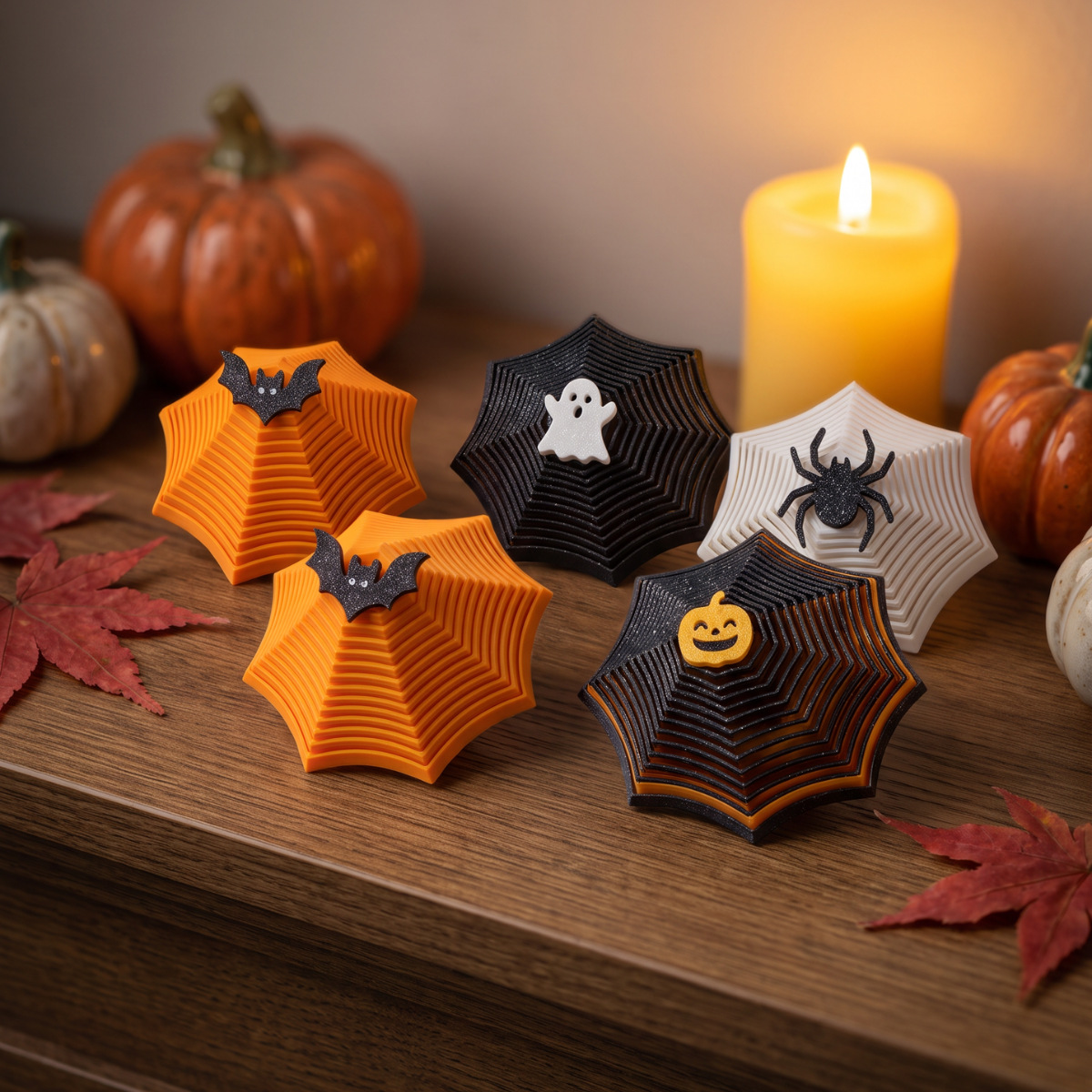 Leuke Halloween-spinnenweb-bur - 3D Printing Desk recensie en prijs