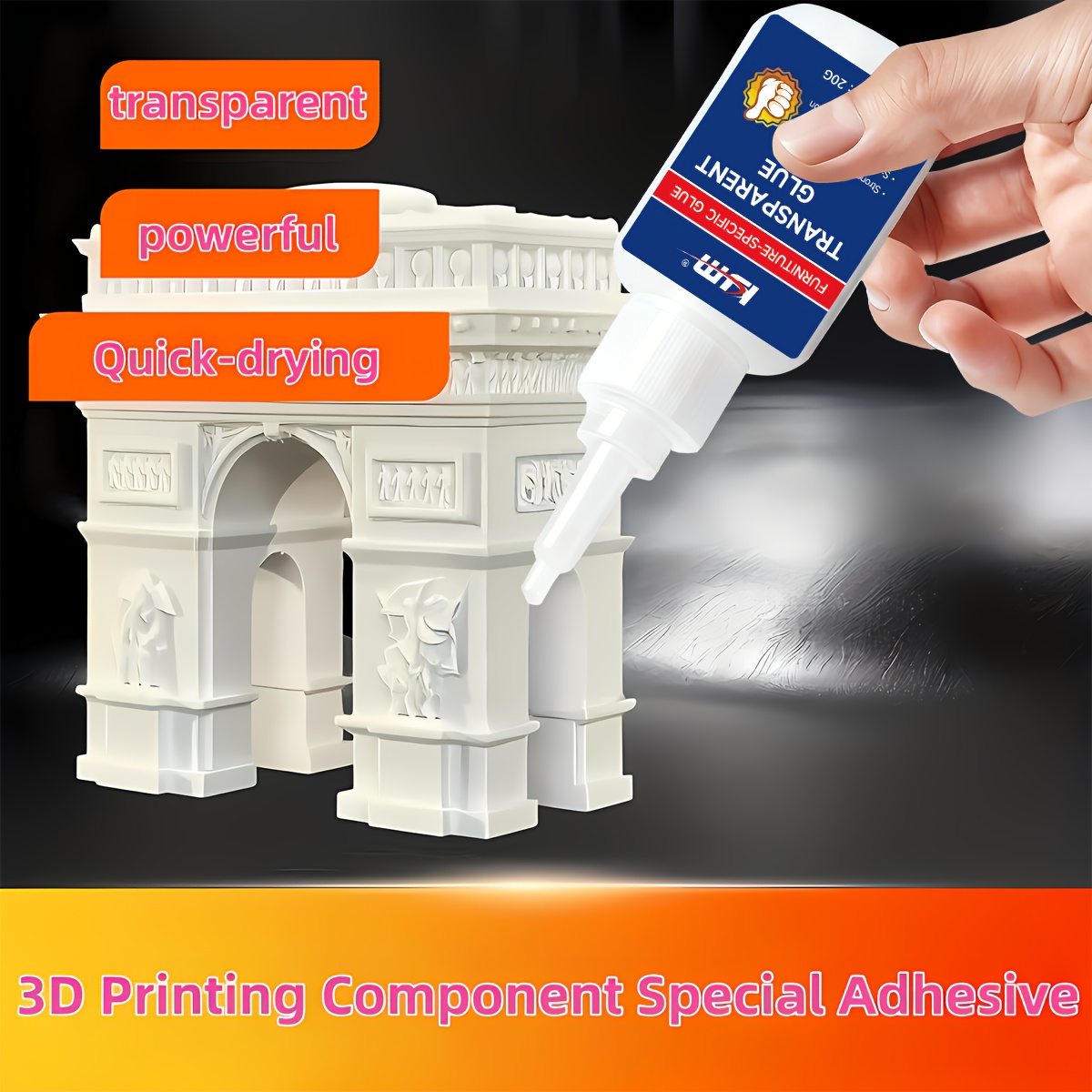 Sneldrogende transparante lijm - 3D Printing X Axis recensie en prijs