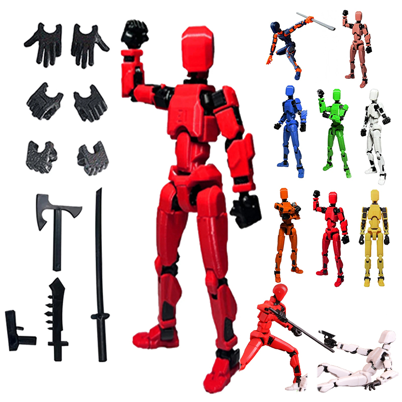 1 stuk 13-gewrichten figuur, b - 3D Printing Action Figure recensie en prijs