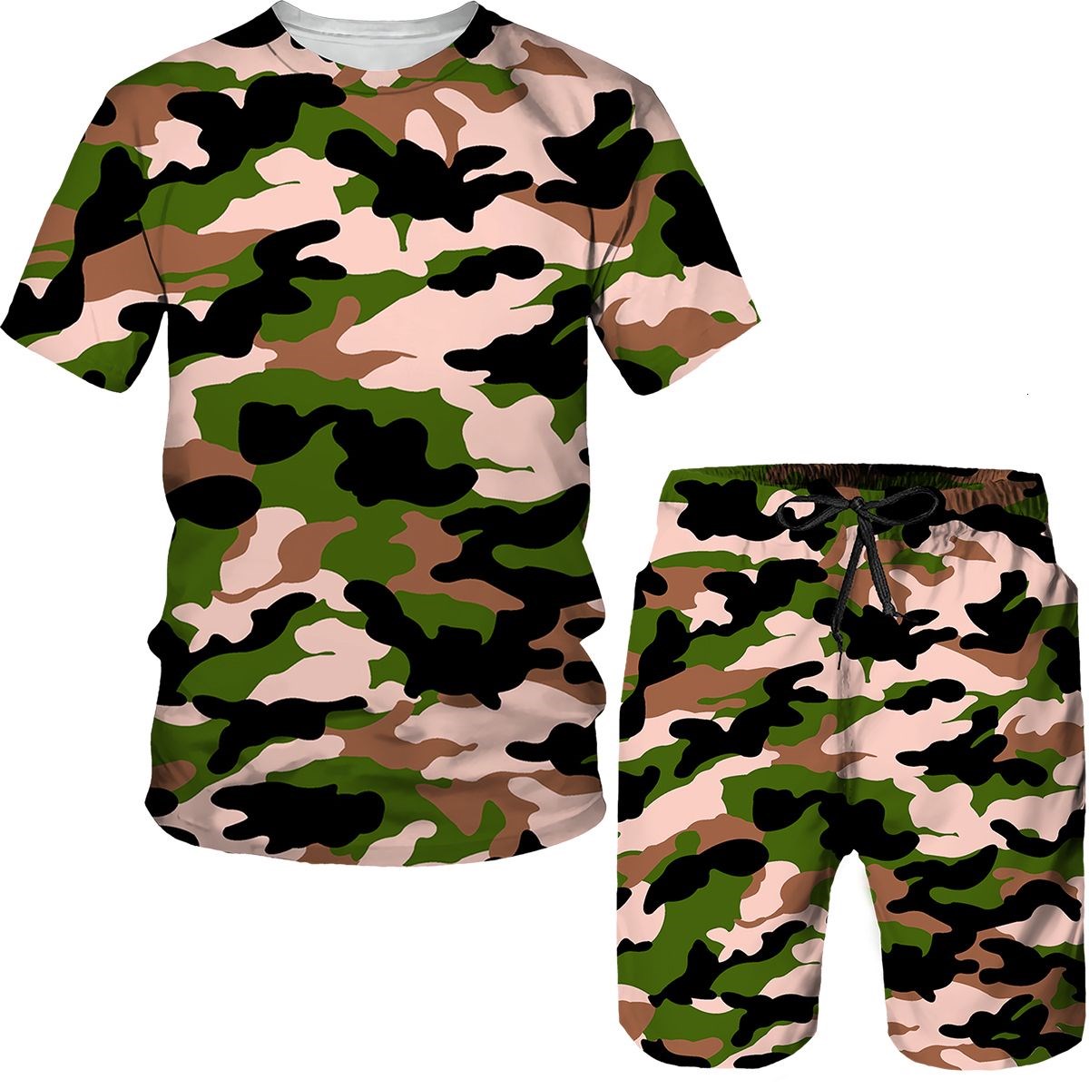 Camouflage Herenpakken Camo 3D - 3D Printing Service recensie en prijs