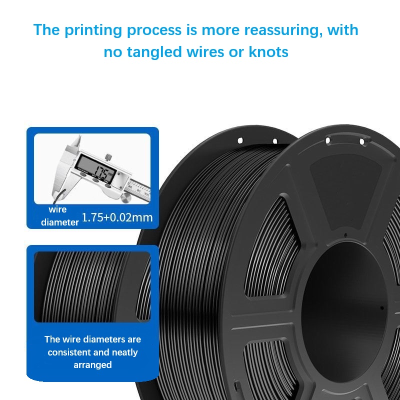 3D PLA Printer Filament Zwart  - 3D Printing High Temperature Materials recensie en prijs