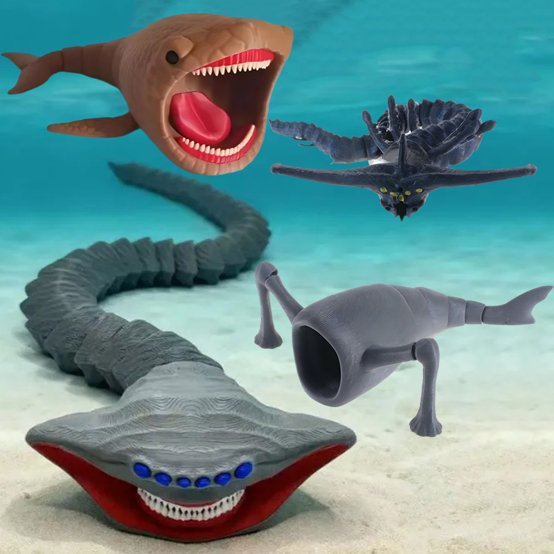 1/4pc 3D Printing Sea Eater Bl - 3D Printing Action Figure recensie en prijs