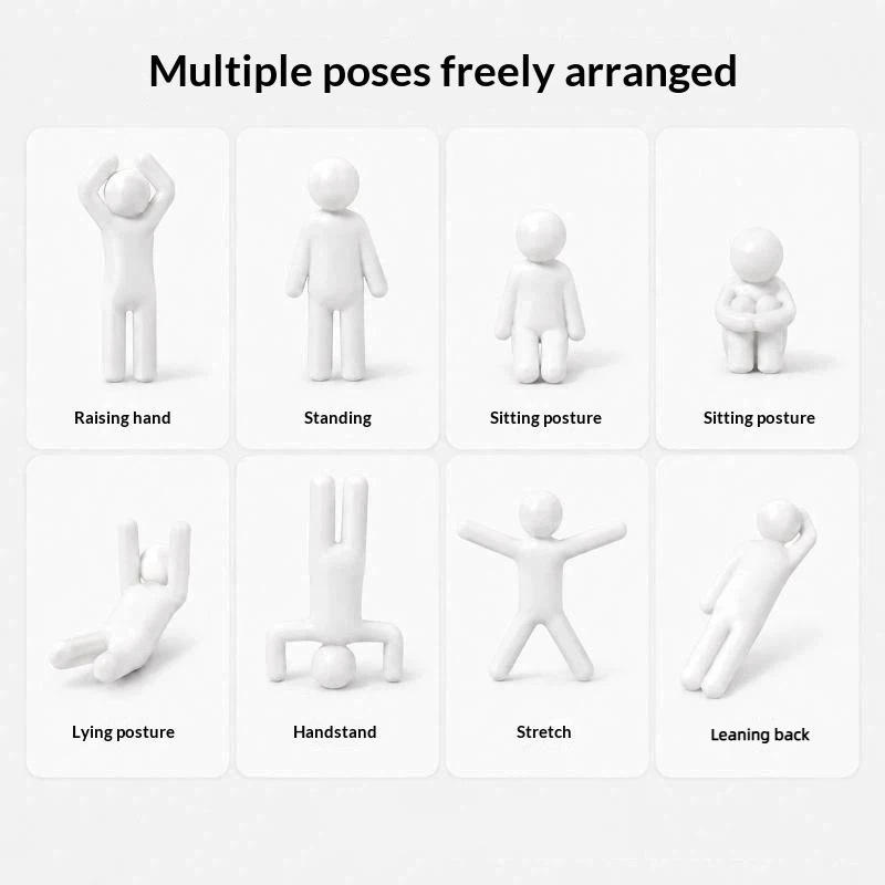 Nieuw - 8 stuks 3D-geprint Mec - 3D Printing Action Figure recensie en prijs