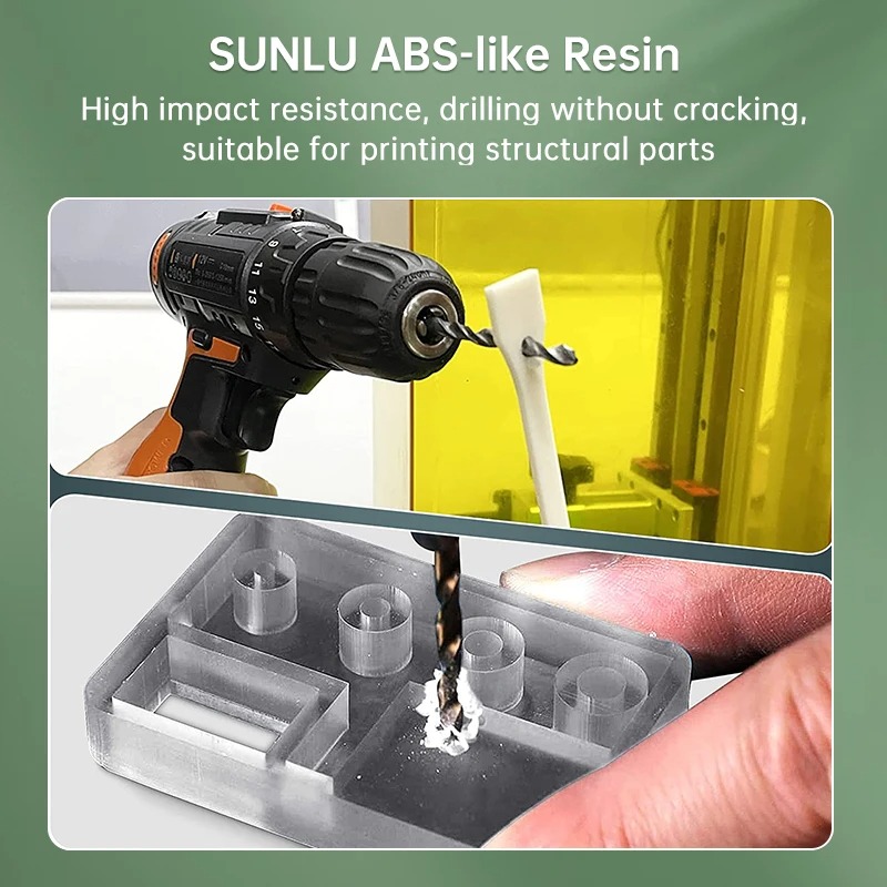 SUNLU 3KG ABS-achtige/standaar - 3D Printing Uv Resin recensie en prijs