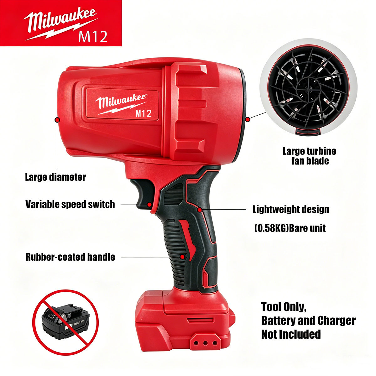 Milwaukee M12 draadloze bladbl - Milwaukee Drill M12 Fuel recensie en prijs
