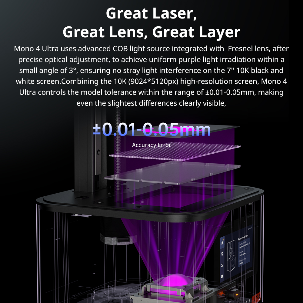 ANYCUBIC Photon Mono 4 Ultra L - 3D Printing Uv Resin recensie en prijs